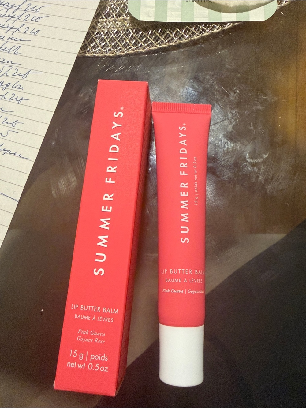 Summer Fridays Pink Guava Lip Butter Balm - Hydrating Pink Lip Care